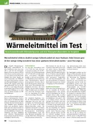 PC Games Hardware: Wärmeleitmittel im Test (Ausgabe: 3)