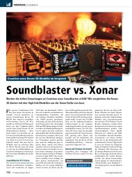 PC Games Hardware: Soundblaster vs. Xonar (Ausgabe: 3)