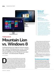 MAC LIFE: Mountain Lion vs. Windows 8 (Ausgabe: 3)