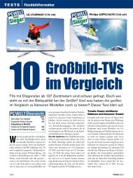 PC-WELT: 10 Großbild-TVs im Vergleich (Ausgabe: 3)