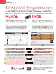 PC NEWS: Softwareduell: Filmdatenbanken (Ausgabe: Nr. 3 (April/Mai 2013))