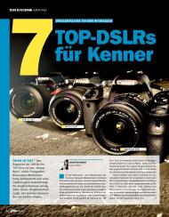 DigitalPHOTO: 7 Top-DSLRs für Kenner (Ausgabe: 4)