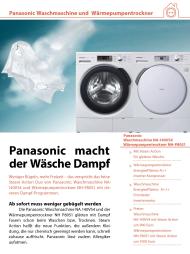 Technik zu Hause.de: Panasonic macht der Wäsche Dampf (Vergleichstest)
