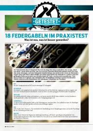 World of MTB: 18 Federgabeln im Praxistest (Ausgabe: 4)