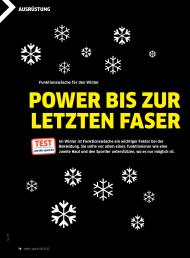 nordic sports: Power bis zur letzten Faser (Ausgabe: 6/2012 (Dezember/Januar))