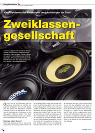CAR & HIFI: Zweiklassengesellschaft (Ausgabe: 3/2013 (Juni/Juli))