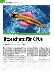 PC Games Hardware: Hitzeschutz für CPUs (Ausgabe: 6)