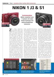 FOTOTEST: Nikon 1 J3 & S1 (Ausgabe: Nr. 3 (Mai/Juni 2013))