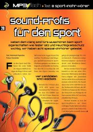 MP3 flash: Sound-Profis für den Sport (Ausgabe: 2)