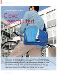 Radfahren: Clever geschultert (Ausgabe: 6/2013 (Juni))