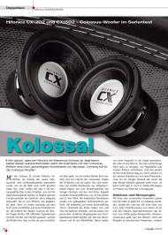 CAR & HIFI: Kolossal (Ausgabe: 4/2013 (August/September))