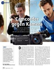 VIDEOAKTIV: Camcorder gegen Kamera (Ausgabe: 5/2013 (August/September))