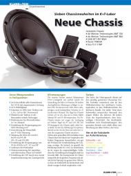 Klang + Ton: Neue Chassis (Ausgabe: 4/2013 (Juni/Juli))