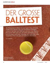 tennisMAGAZIN: Der große Balltest (Ausgabe: Nr. 8 (August 2013))