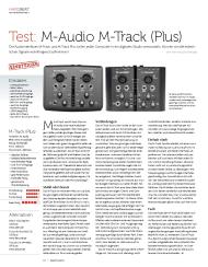 Beat: M-Audio M-Track (Plus) (Ausgabe: 6)