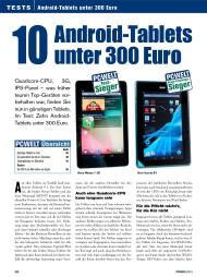 PC-WELT: 10 Android-Tablets unter 300 Euro (Ausgabe: 9)