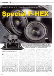 CAR & HIFI: Special F-HEX (Ausgabe: 5/2013 (September/Oktober))