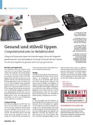 OFFICE ROXX: Gesund und stilvoll tippen (Ausgabe: Nr. 4 (September/Oktober 2013))