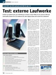 PC Games Hardware: Test: externe Laufwerke (Ausgabe: 8)