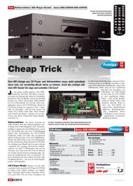 HiFi Test: Cheap Trick (Ausgabe: 6/2013 (November/Dezember))