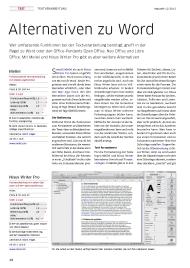 Macwelt: Alternativen zu Word (Ausgabe: 12)