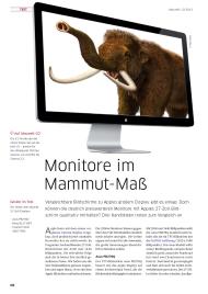 Macwelt: Monitore im Mammut-Maß (Ausgabe: 12)