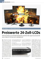 PC Games Hardware: Preiswerte 24-Zoll-LCDs (Ausgabe: 2)
