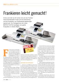 FACTS: Frankieren leicht gemacht! (Ausgabe: Special 2014 Medizin und Gesundheit (11/2013))