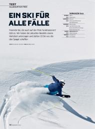 SkiMAGAZIN: Ein Ski für alle Fälle (Ausgabe: 1/2014 (Januar))