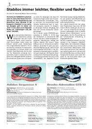 Laufmagazin SPIRIDON: Stabilos immer leichter, flexibler und flacher (Ausgabe: 10)