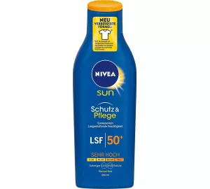 Nivea Sun Schutz & Pflege Sonnenmilch LSF 50+ von NIVEA